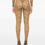 Collant in pizzo floreale in viola Alex perry - donna 