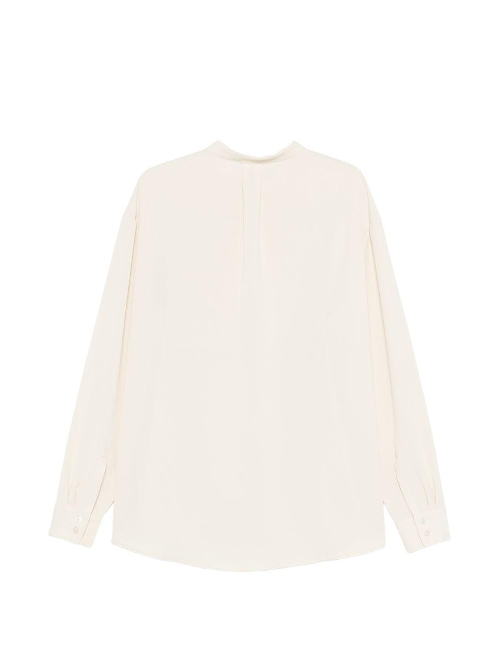 Camicia Mao Dart in avorio Entire Studios - unisex 