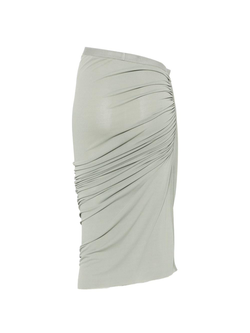 Gonna midi Edfu in verde salvia Rick Owens Lilies - donna 