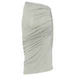Gonna midi Edfu in verde salvia Rick Owens Lilies - donna 