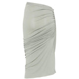 Gonna midi Edfu in verde salvia Rick Owens Lilies - donna 