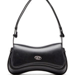 BORSA A SPALLA PLAY in nero Diesel - donna 