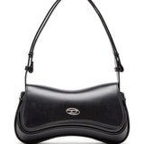 BORSA A SPALLA PLAY in nero Diesel - donna 
