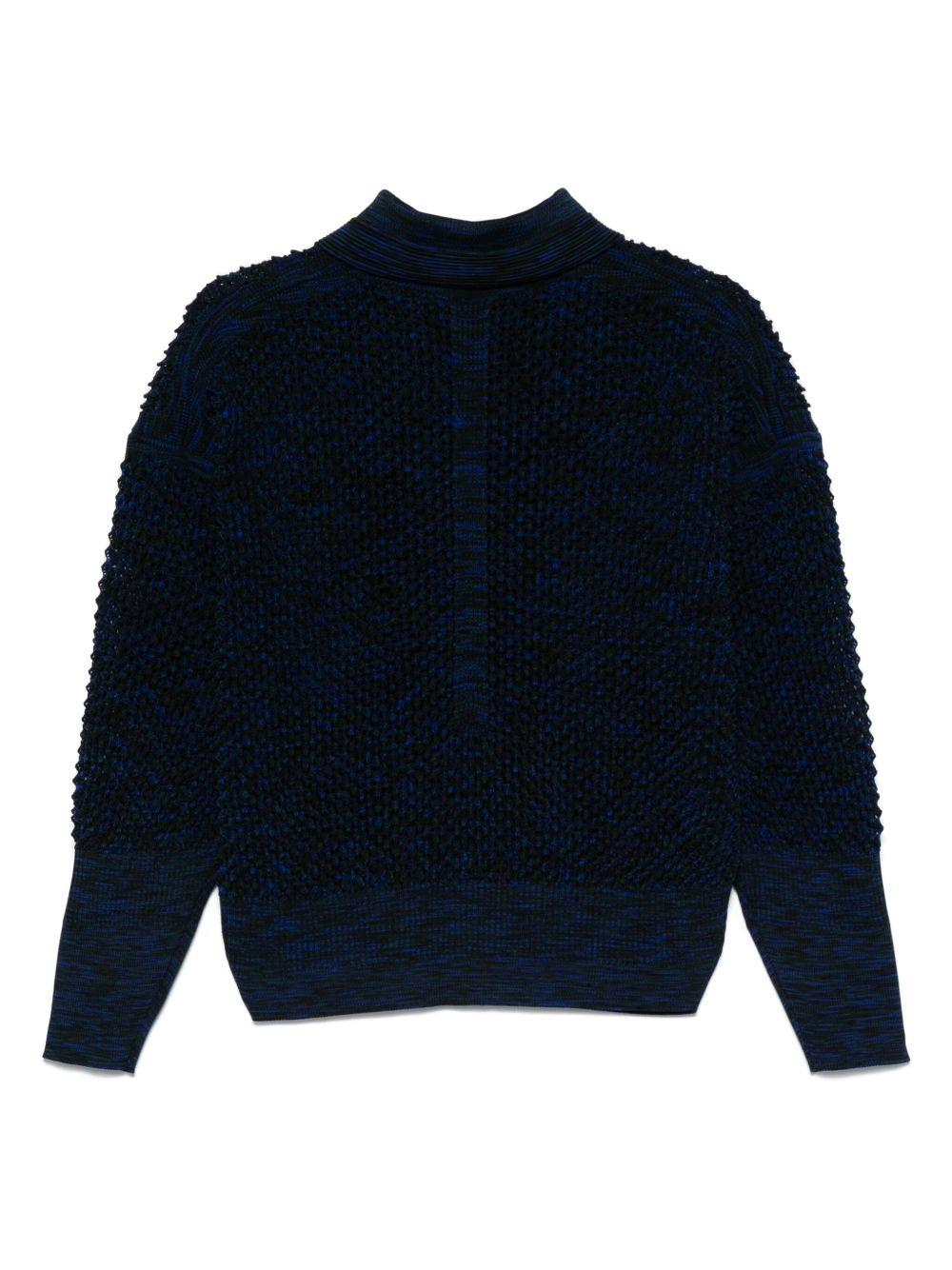 Cardigan Lattice in blu CFCL - uomo 