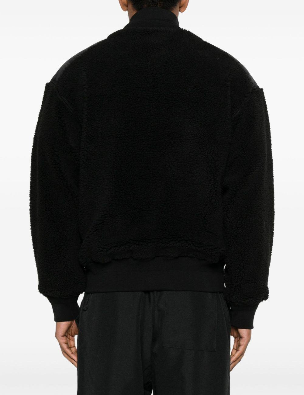 Bomber con zip in nero Oamc peacemaker - uomo 