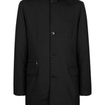Cappotto Redon-SKT con cappuccio in nero MOORER - uomo 