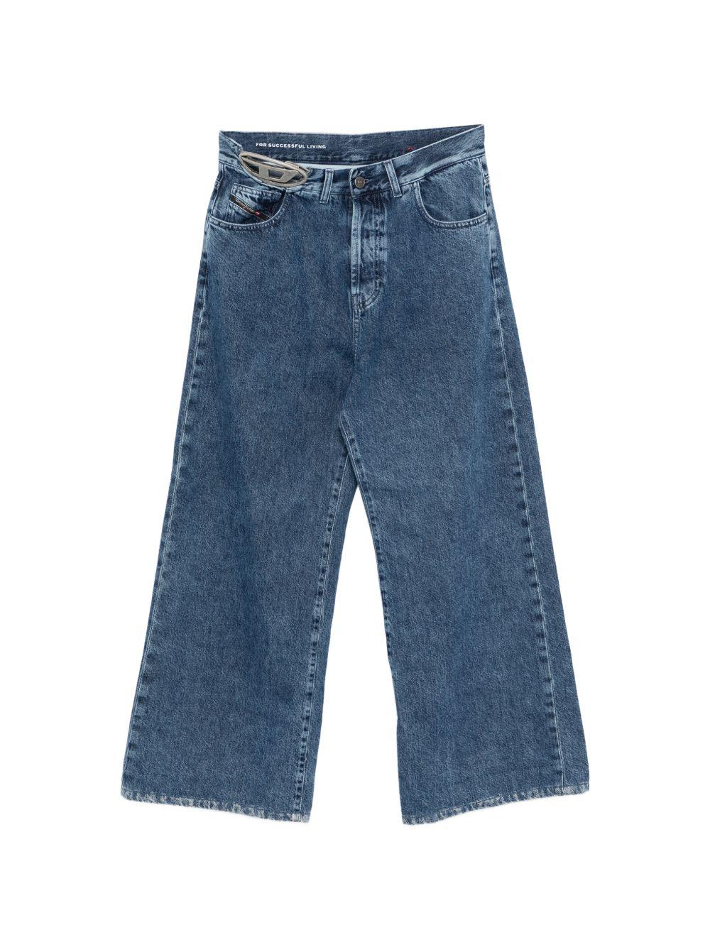 Jeans D-Sire-S4 a gamba ampia 1996 in blu Diesel - donna 