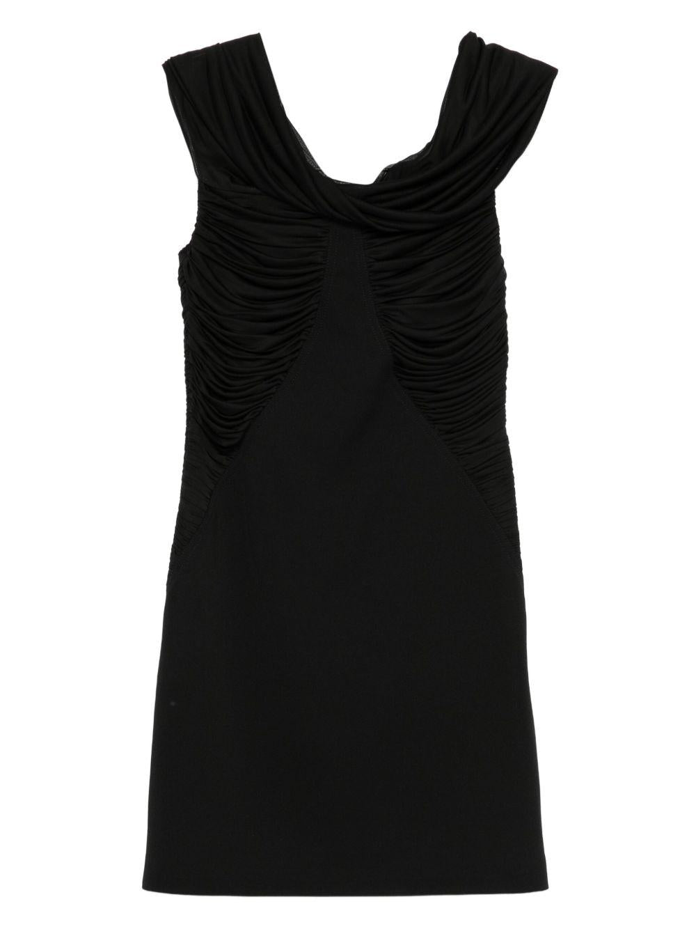Abito off-shoulder in jersey di viscosa navile in nero Maxmara - donna 