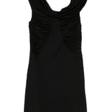Abito off-shoulder in jersey di viscosa navile in nero Maxmara - donna 