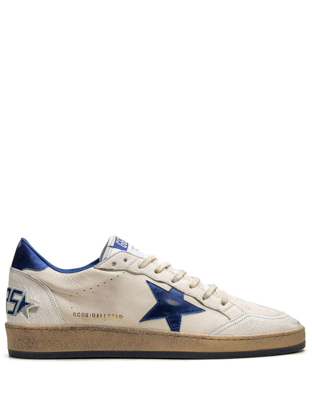 Sneakers Ball Star in bianco Golden goose - uomo 