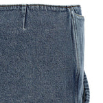 Gonna mini con fiore in denim in blu Magda Butrym - donna 