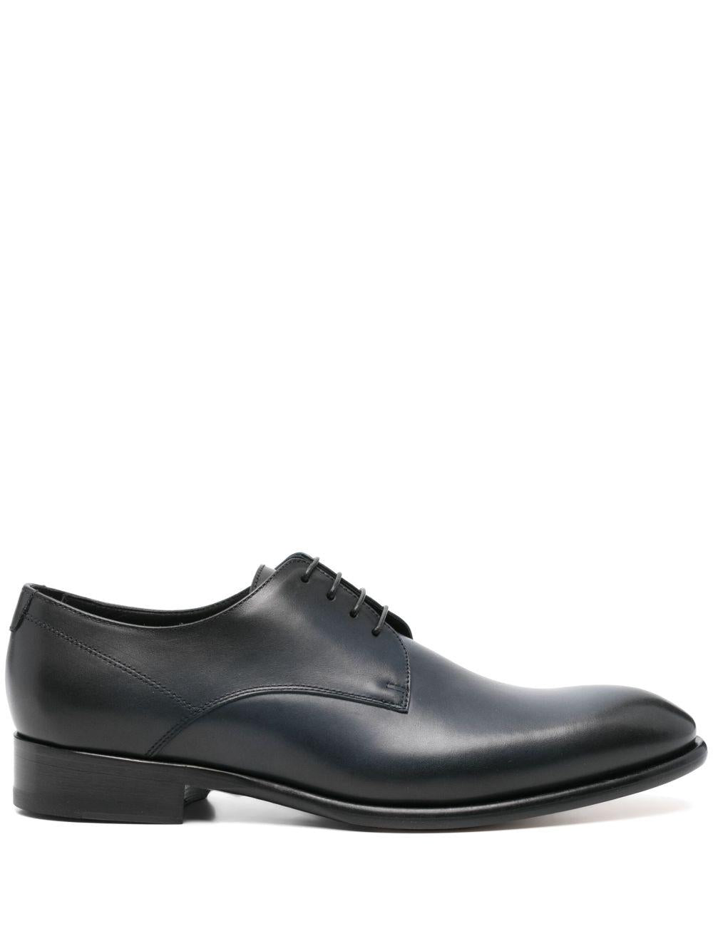 Derby con lacci in blu Doucal's - uomo 