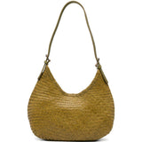 BORSA A SPALLA LUNA MEZZA IN VERDE BAMBOO - DONNA 