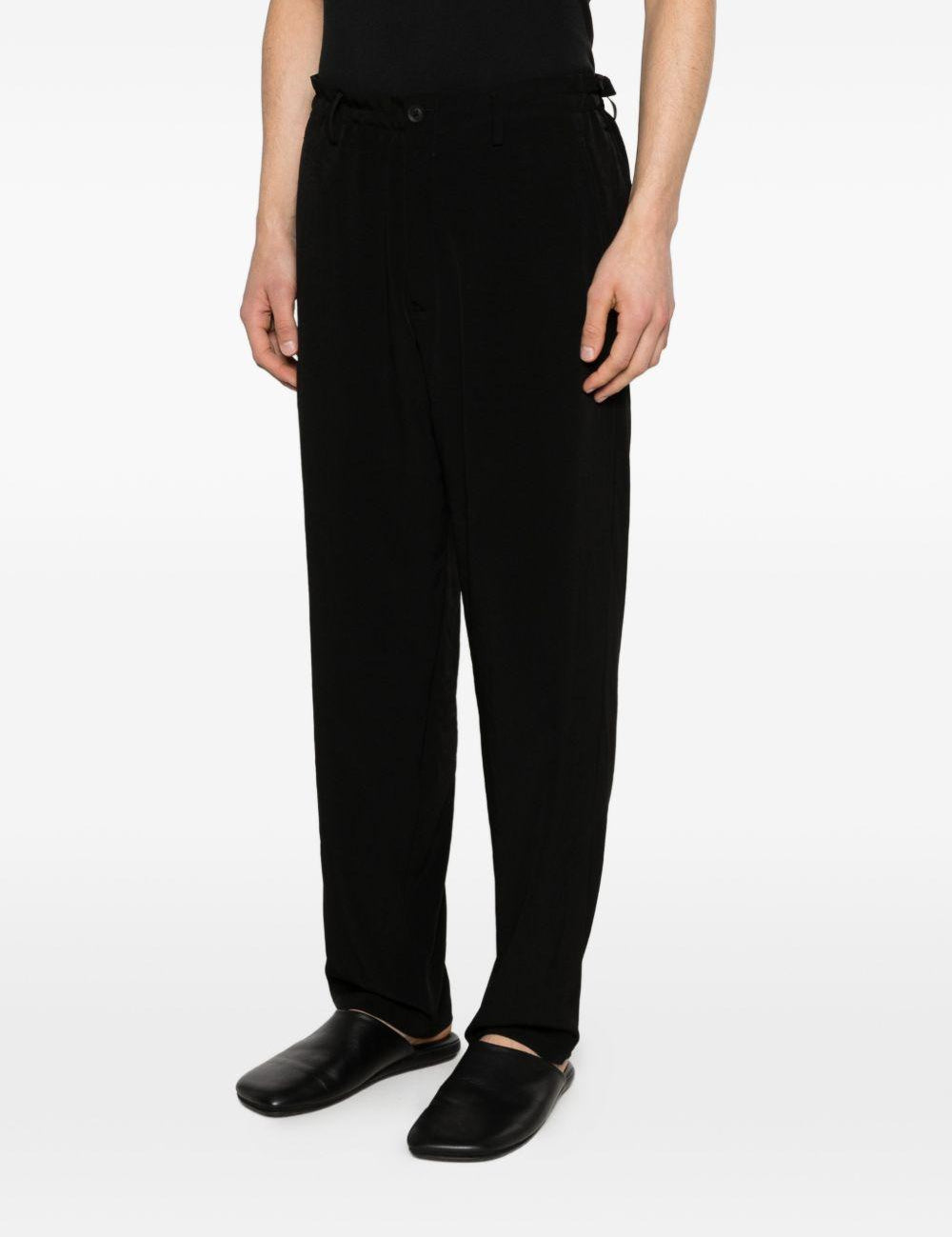 Pantaloni con bottoni in nero Yohji yamamoto - uomo 