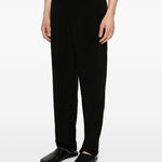 Pantaloni con bottoni in nero Yohji yamamoto - uomo 