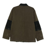 Giacca con colletto a contrasto in verde Oamc peacemaker - men 