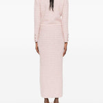 Cardigan in mglia con paillettes in rosa Alessandra rich - donna 