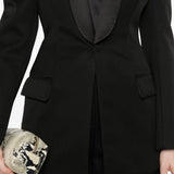 Blazer stile smoking in nero Wardrobe.Nyc - donna 