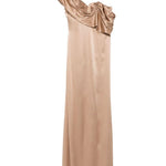 Abito con drappeggio in beige Giuseppe Di Morabito - donna 