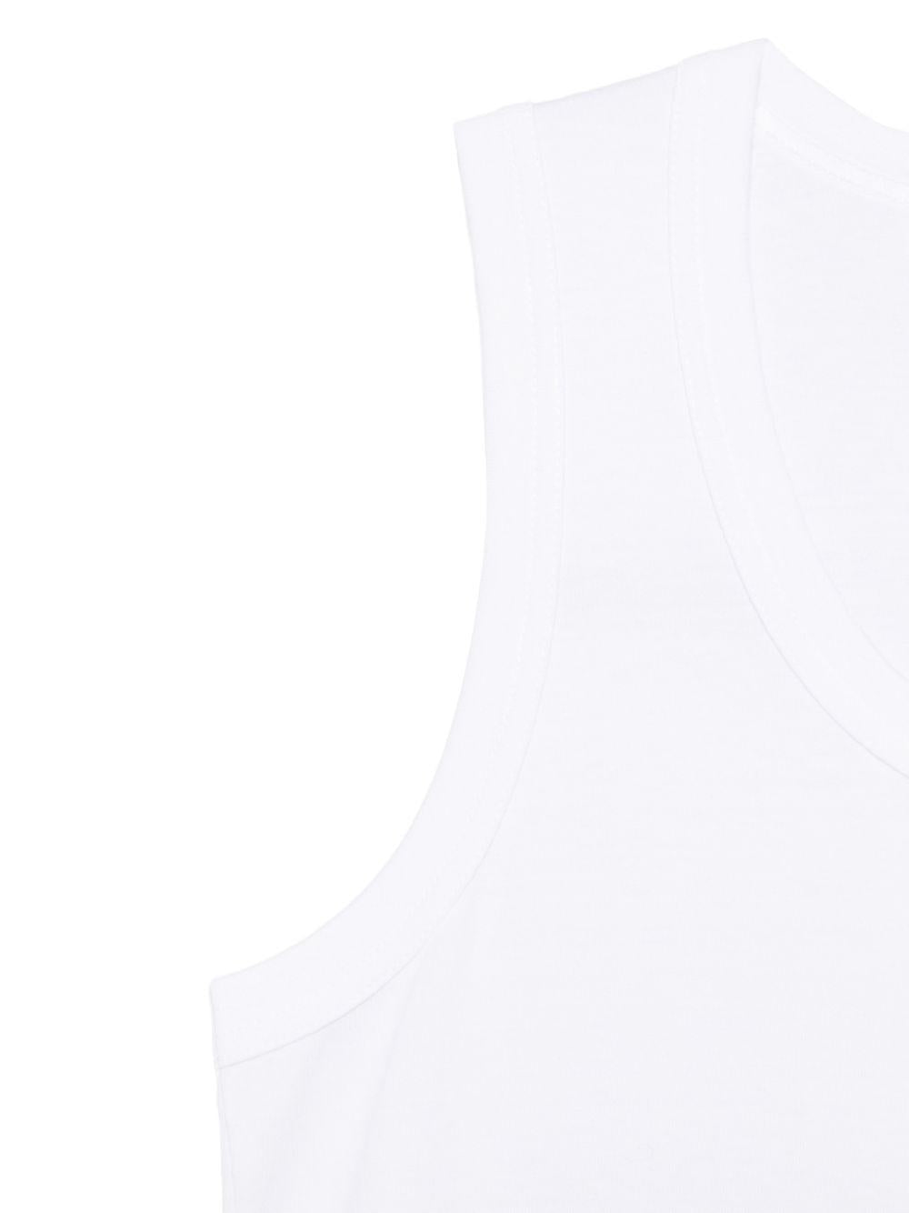 Canotta senza maniche in bianco Comme des garcons comme des garcons - donna 