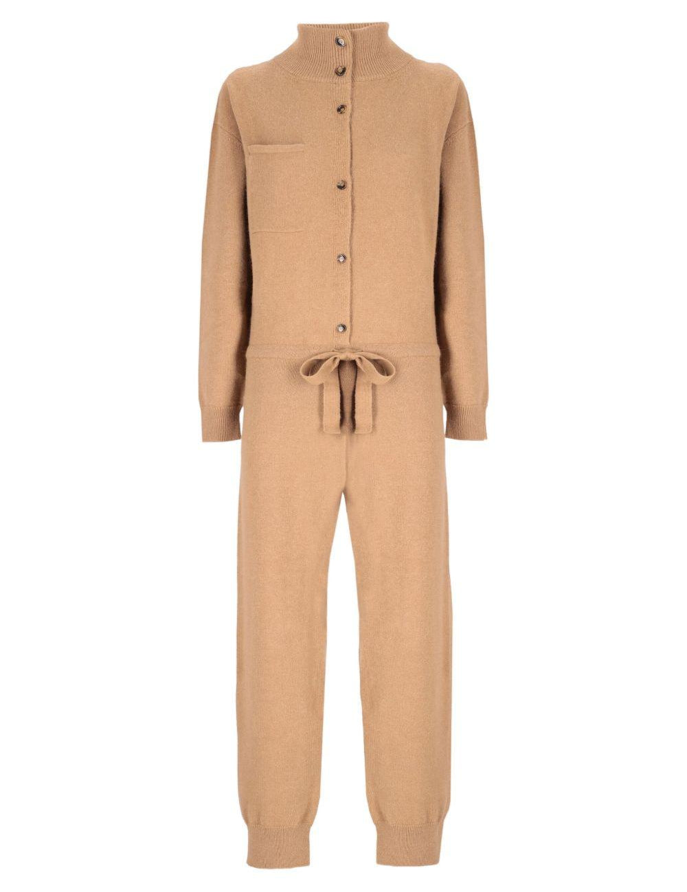 Tuta intera in maglia in marrone Laneus - uomo 