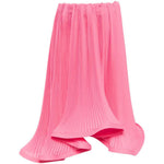 Gonna plissettata degradè in georgette in rosa Rowen rose - donna 