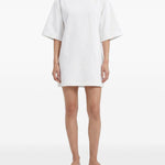 Abito a t-shirt con schiena scoperta in bianco  Wardrobe NYC - donna 