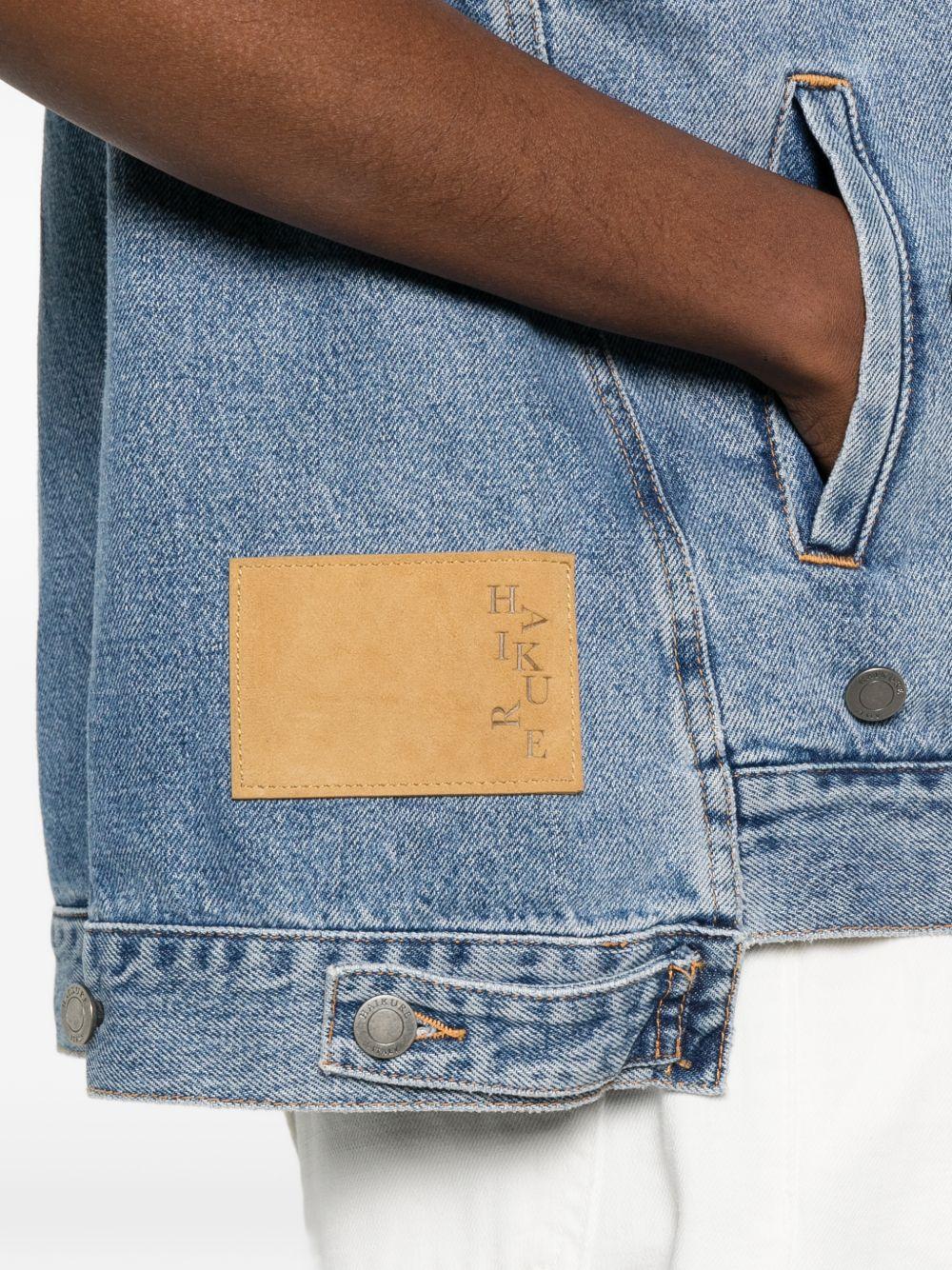 Gilet denim in blu Haikure - donna 