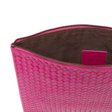 Clutch intrecciato A4 in rosa Dragon diffusion - donna 