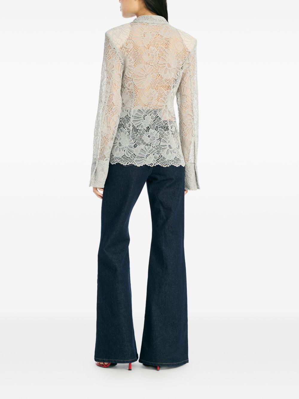 Camicia in pizzo in grigio Rotate - donna 