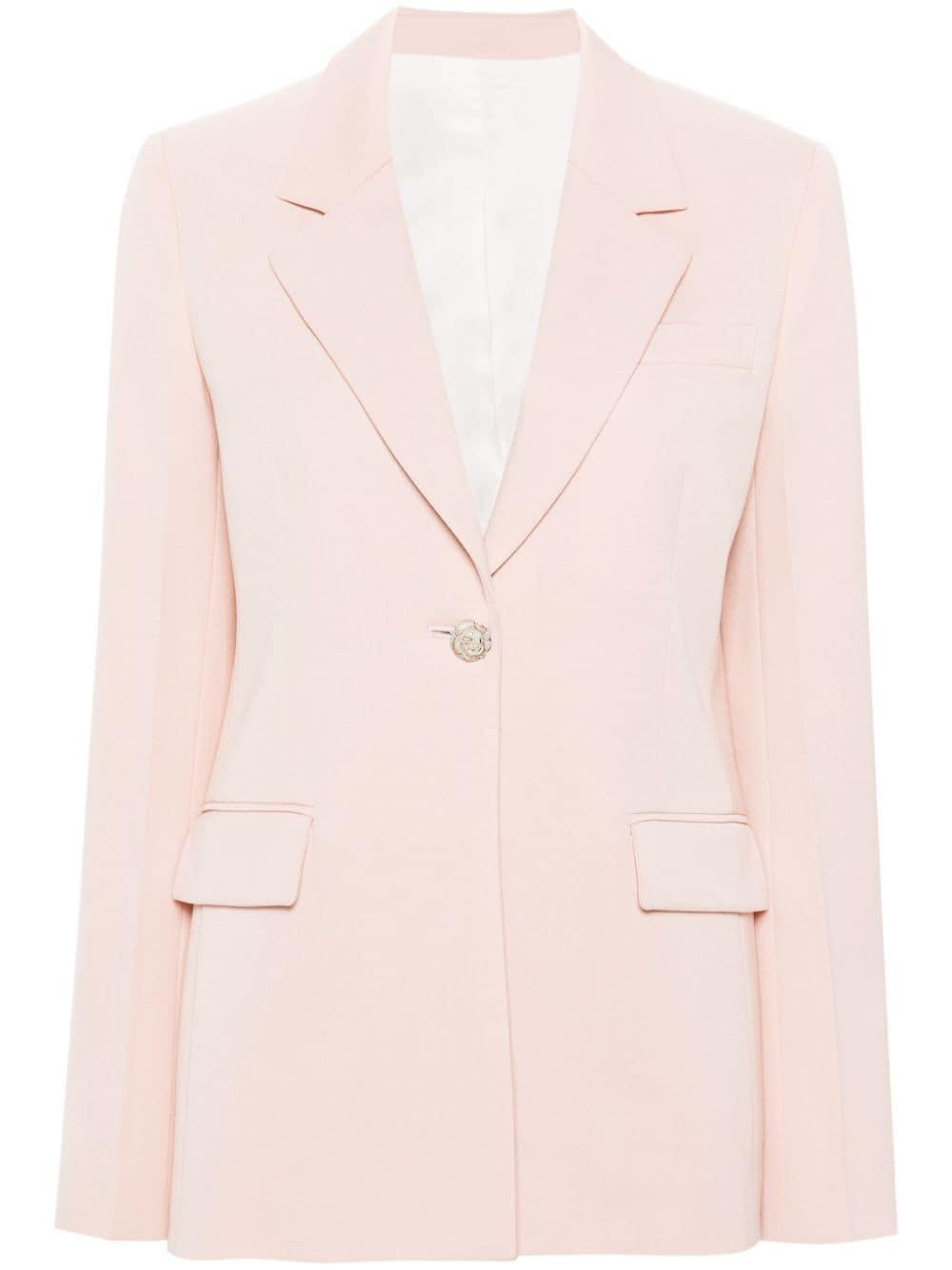 Blazer monopetto in rosa - donna 