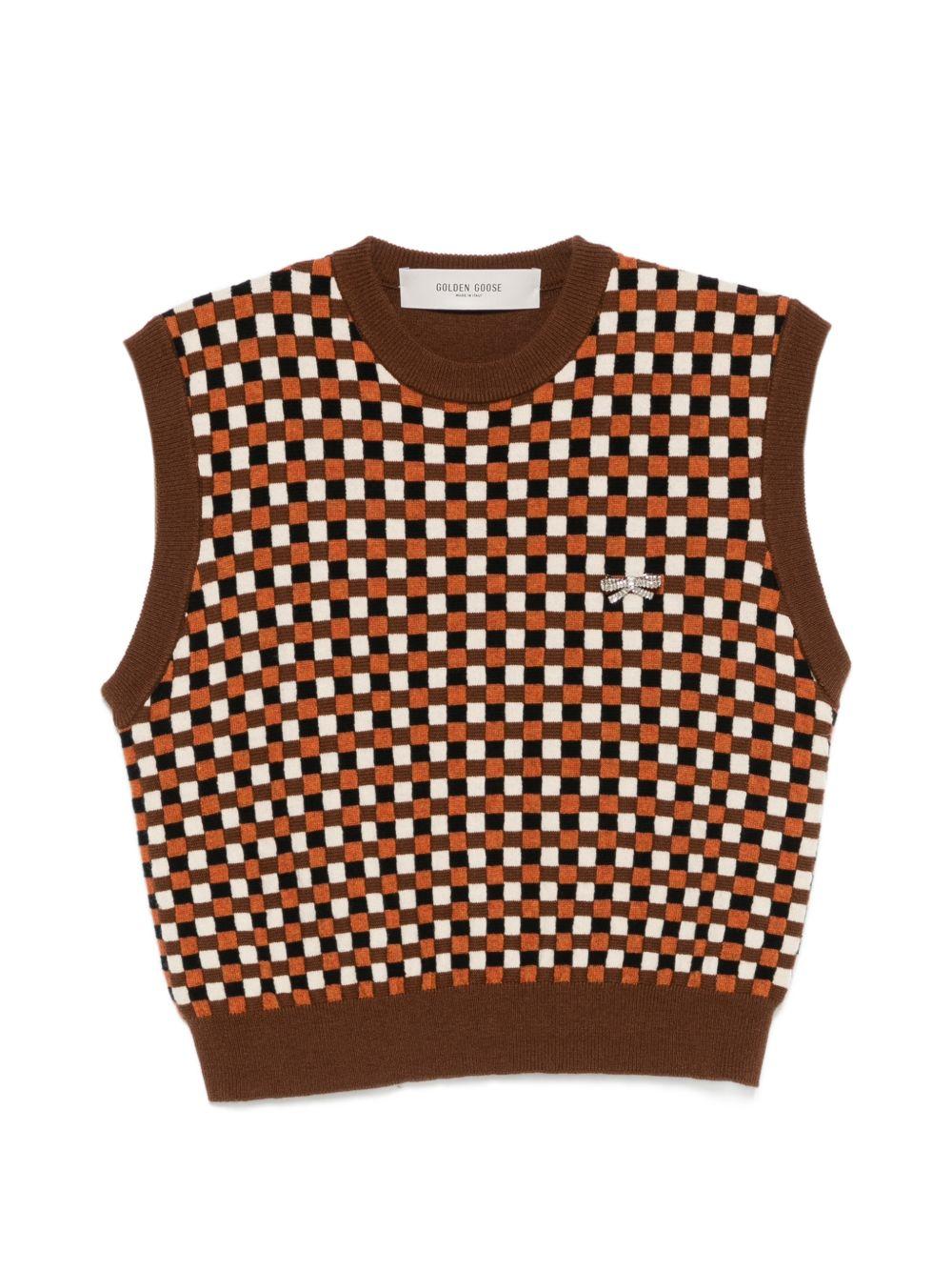 Gilet a quadri Roby multicolore 