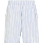 Shorts a righe le short calecon  in bianco e blu Jacquemus - uomo 