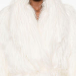 Cappotto in eco-pelliccia juno color crema Entire Studios - donna 