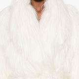 Cappotto in eco-pelliccia juno color crema Entire Studios - donna 