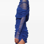 Abito mini in mesh in blu Christopher esber - donna 