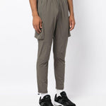 Pantaloni sportivi con coulisse in verde oliva Represent - uomo 