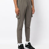 Pantaloni sportivi con coulisse in verde oliva Represent - uomo 