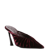 Mules con ruches in bordeaux Mugler - donna 