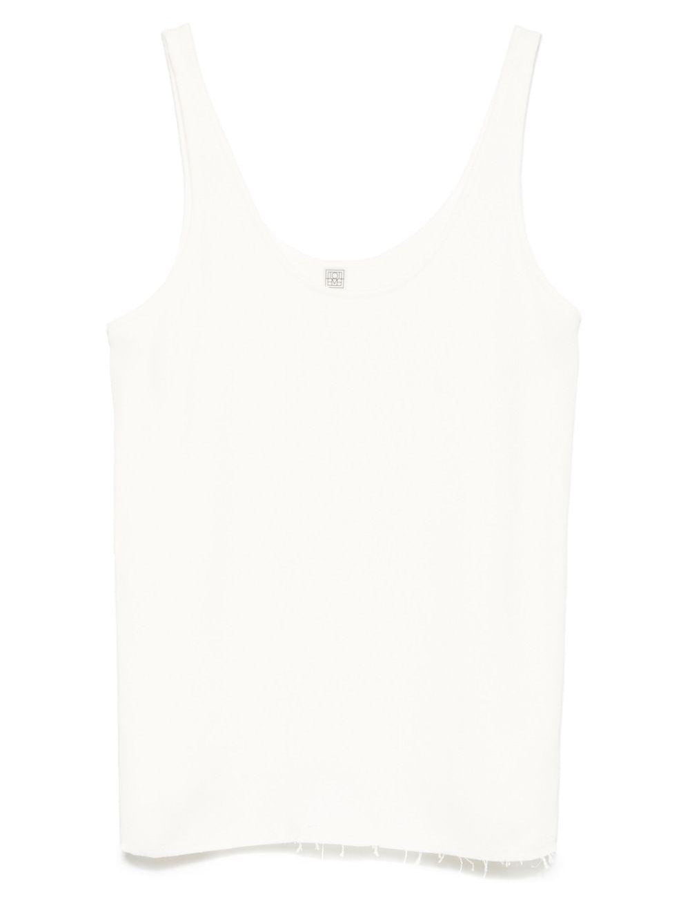 Top testurizzato in bianco Toteme - donna 