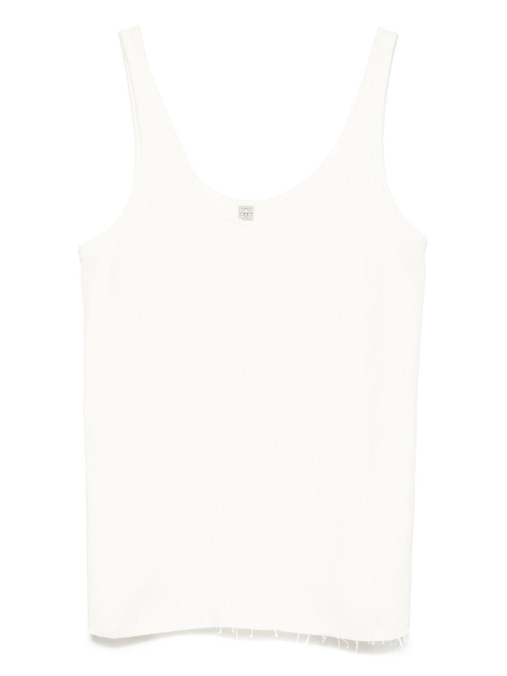 Top testurizzato in bianco Toteme - donna 