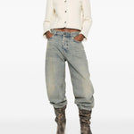 Jeans a bottoni in blu Haikure - donna 