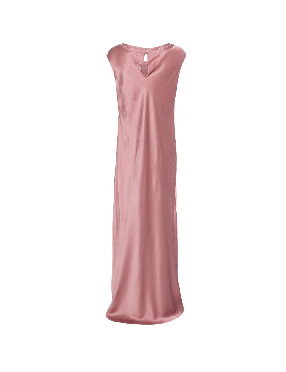 Abito lungo Maxwell decorato con paillettes in rosa Antonelli - donna 