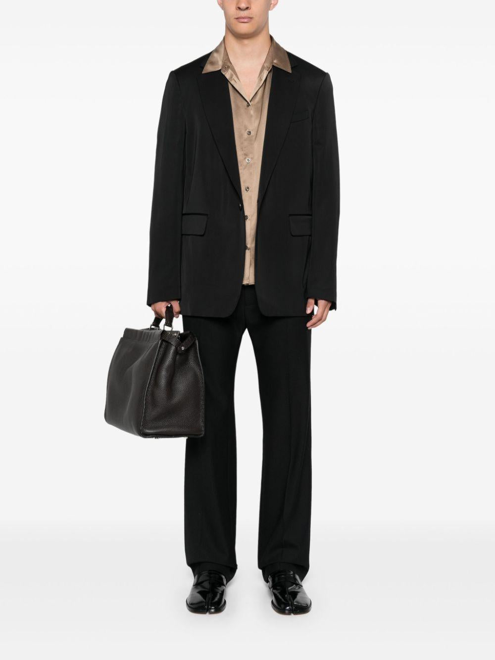 Giacca monopetto bram in nero Dries Van Noten - uomo 
