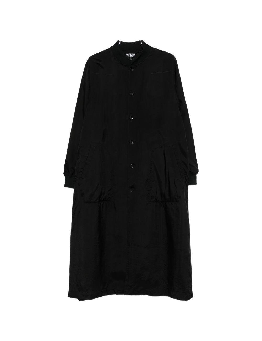 Cappotto leggero monopetto in nero Comme Des Garçons Black - unisex 