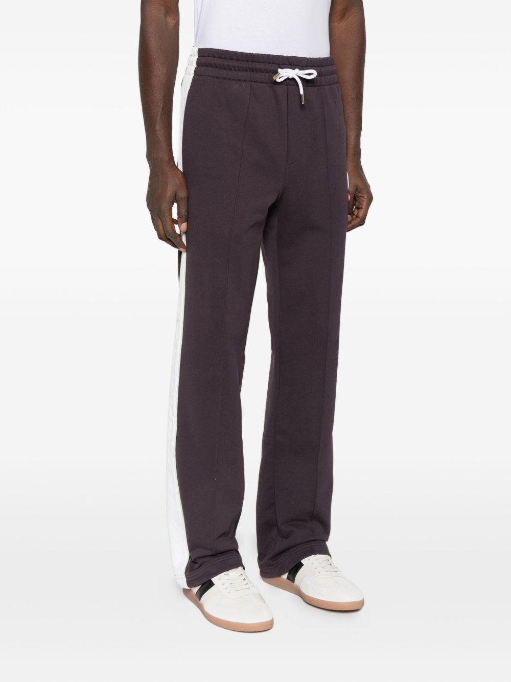 Pantaloni con banda laterale in viola Casablanca - donna 