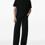 T-shirt con logo in nero Y-3 - uomo 