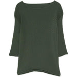 Top effetto plissé in verde Issey miyake - donna 