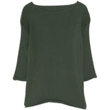 Top effetto plissé in verde Issey miyake - donna 