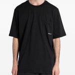 T-shirt con stampa del logo in nero Oamc peacemaker - uomo 